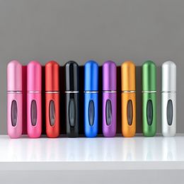 5Pcs/Set Perfume Refill Bottle Portable Mini Atomizer Refillable Spray Bottle Women Pocket Dispenser Travel Cologne Sprayer