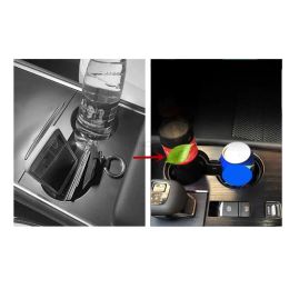 For Nissan X-trail T33 2021-2023 Central control water cup holder modified gear water cup slot frame limiter storage box