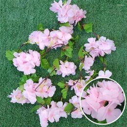 Decorative Flowers Artificial Cherry Blossom Not Easy To Break Odourless Do Need Take Care Of Home Decoration