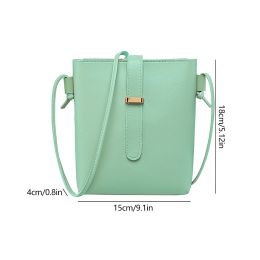 Small Crossbody Bags for Women Handbags Mobile Phone Bag Casual Bucket Shoulder Bags Leather Shopper Female Clutch Purses 2023