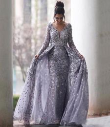 Vintage Long Sleeve Mother of the Bride Dresses Mermaid Formal Godmother Evening Wedding Party Guests Gown Plus Size Custom Made2438086