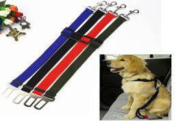 Puppy Dog Outdoor Car Seat Belt Dog Pet Car Seat Safety Belt Pet Travel Adjustable Harness Restraint Leashes Lead Clip Seatbelt BH5876379