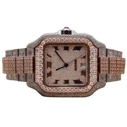 Luxury Looking Fully Watch Iced Out For Men woman Top craftsmanship Unique And Expensive Mosang diamond Watchs For Hip Hop Industrial luxurious 62888