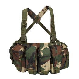 Military Army Gear Tactical Vest Paintball Wargame Hunting Carrier Body Armour Airsoft Accessories AK Molle Magazine Pouch