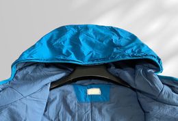 Winter Coat One lens Mens Down Jacket Flatt Nylon Garment Dyed Overshirt Outdoor Keep Heat Male Hooded Outerwear2536457