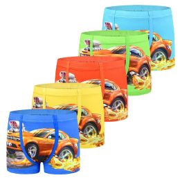 Trousers 5PC/PACK Cartoon Car Kids Boy Underwear For Baby Children's Boxer Underpants Briefs Boys Underware Pants For 311 Years
