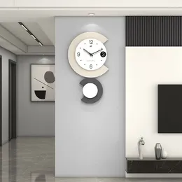 Wall Clocks Minimalist Clock Living Room Decoration Hanging Creative Fashionable Pointer Kitchen Reloj De Pared Home Decor