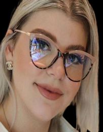 Sunglasses Anti Blue Ray Blocking Sexy Cat Eye Glasses Frame Women Luxury Designer Vintage Eyeglasses For Ladies Optical1941953