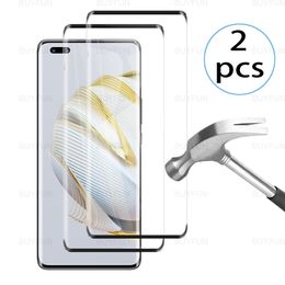 2Pcs Front Screen Protector Glass Case For Huawei nova 10 Pro Wuawei Huawai nova10 Pro 9D Curved Tempered Protective Glass Film