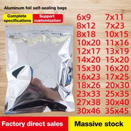 Aluminium Zip Lock Packaging Bags, Anti-Static Shielding Bags, ESD Instrument Chip, Electronic Accessories Pack 50PCS