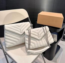 مصمم حقيبة رسول للنساء حقيبة يد حقيبة كتف رفاهية العلامة التجارية لولو على شكل Y.
