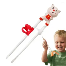 Chopsticks Reusable Silicone Cute Portable For Kids Learning Training Sticks Learner Enlightenment