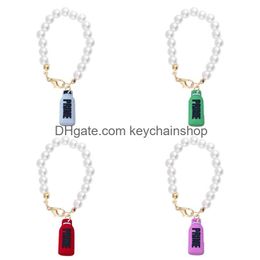 Keychains Lanyards Keychain Charm Accessories For 40Oz Cup Initial Personalised Handle Tumbler Drop Delivery Otrdz