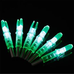 6PCS Archery LED Nock Lighted Nocks 6.2mm Bow and Arrow Nock Tail For 6.2MM Hunting Arrow Shaft Accessories