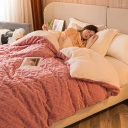 Blankets Winter Thicken Throw Blanket Multifunctional Office Knit Comforter Quilt Cover With Zipper Home Bed