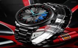 Wristwatches Luxury Sports Men39s For F1 Ferrary Racing Quartz Watch Black Automatic Big Dial Male Nonmechanical Waterproof Wr7050372