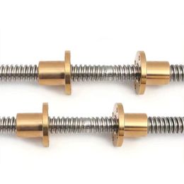 T8 Lead Screw right-left length 1000mm OD 8mm Pitch 2mm for Reprap 3D Printer Z Axis