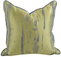Pillow Fashion Blue Green Abstract Decorative Throw Pillow/almofadas Case 45 50 European Modern Unusual Cover Home Decorating