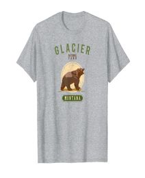 Glacier National Park Shirt Montana Camping Grizzly Bear TShirt5746055