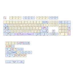 Accessories Keycaps 133PCS Ice Cream Keycaps XDA Full Set Keycap DyeSubbed Thick PBT for Gaming Mechanical Keyboard