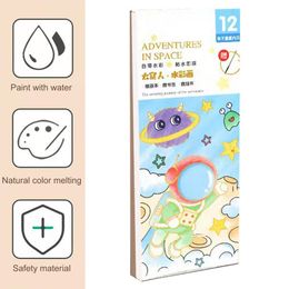 Painting Book Interesting Gift Drawing Colouring Book Kids Water Colour Pigment Colouring Book Painting Tools