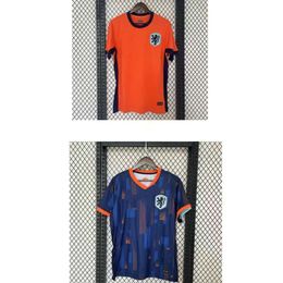 Popular National Team 2425 Netherlands Home and Away Thai Version Single Football Playing Jersey