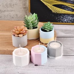 3 Holes Round Concrete Planter Silicone Mould DIY Flowerpot Ice Cup Gypsum Resin Mould Candle Can Making Mould Home Decoration