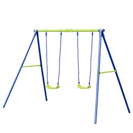 Outdoor Swing Chair Suspended Garden Swings 2 Seat Children Outside Yard Folding Leisure Rocking Chair Hammock Swing with Stand