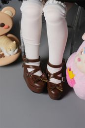 BJD Shoes, Xiong Mei, 1/4 Girl Shoes Double bow platform shoes BJD doll accessories