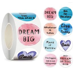 Gift Wrap 500Pcs Interesting Words Reward Stickers For Kids Teacher Encouraging School And Home Supplies Watercolour Motivational
