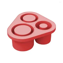 Baking Moulds Food-grade Silicone Ice Mold Stackable Cubes Cylinder With Lid For Tumbler Cup Cube Freezer