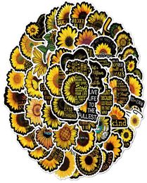 100 Sunflower you are my sunshine graffiti stickers Skin Protectors water proof luggage sticker Computer Accessories5303600