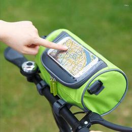 Storage Bags Enlarged Touchscreen Bicycle Bag Accessories Mountain Bike Handle Front Mobile Phone Portable Travel