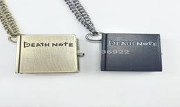 10PC Fashion Movie Charm Death Note pocket watch necklace for men and womenoriginal factory supply2601187