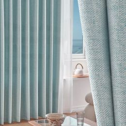 Simple Thick Blackout Drape Bedroom Soundproof Curtain Large Area Living Room Sunscreen Curtains Floor-to-ceiling Window Drapes