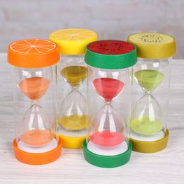 3-30 Minutes Fruit Hourglass Children's Toys Learning Utensils Timer Fall-Proof Birthday Gift Home Furnishings Decorations Gifts