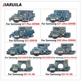 For Samsung S20 S21 Plus Ultra Fe 4G 5G G991B G996B G998B USB Charging Port Dock Charger Connector Board Flex Cable