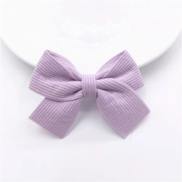 20Pcs 7*5.5CM Fabric Bowknot Applique For DIY Baby Hair Clip Hat Headwear Crafts Patches Decor Ornament Clothing Accessories