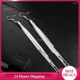 Dangle Earrings Tassel Preferred Material 7.11g Extra Long Ear Wire Simple Fashion 1 Pair Ring Jewellery Line