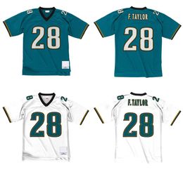 Stitched football Jerseys 28 Fred Taylor 1998 mesh Legacy Retired retro Classics Jersey Men women youth S-6XL
