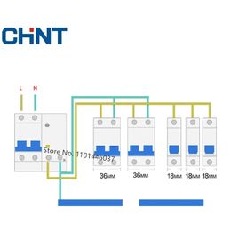 CHINT MCB Electric Vehicle Bicycle Solar Energy Power CB 63A 125A DC 110V 220V AC 230V 400V Miniature DIN Rail Circuit Breaker