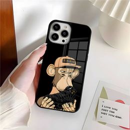 NFT Ape Club Head Portrait Phone Case PC+TPU For Apple Iphone 14 Pro 13 11 12 Mini 6 8 7 Plus X Xs XR Max Design Back Cover