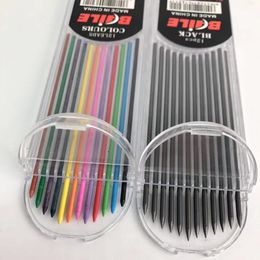 6PCS professional Mechanical Pencil Set 2B Pencils drawing Colorful/Black Refills Art Sketch Office Stationery School Supplies