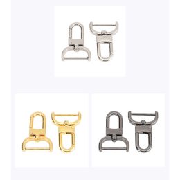 10Pcs/lot Metal Bags Strap Buckles D Clasp Collar Carabiner Snap Hook DIY KeyChain Bag Part Accessories