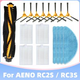 Compatible for AENO RC2S ARC0002S / RC3S ARC0003S Main Side Brush Philtre Mop Cloths Robotic Vacuums Spare Part Accessory Kit