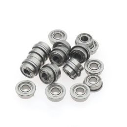 10pcs F692 F693 F694 F695 F696 F697 F698 F699 ZZ Flange Ball Bearing Thin Wall Metal Shielded Flanged