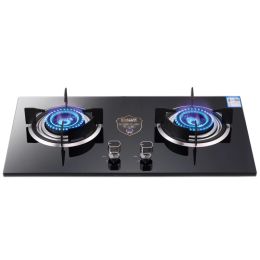 A15 Household Energy-Saving Stove Desktop Gas Stove Double-Head Burner 4.2KW Fierce Stove Liquefied Gas/Natural Gas