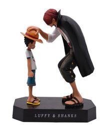 Anime One Piece Four Emperors Shanks Straw Hat Luffy PVC Action Figure Going Merry Doll Collectible Model Toy Christmas Gift Y20042325150