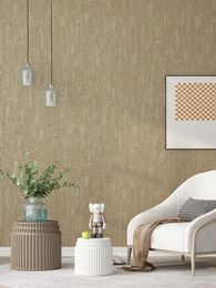 Solid Simple Modern Metallic Wallpaper Roll Cement Concrete Texture Wall Papers Bedroom Living Room Clothing Store Home Decor