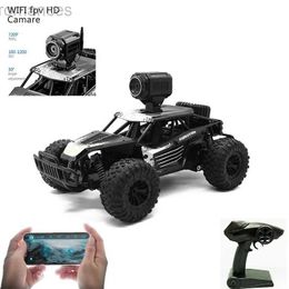 Electric/RC Car Rc Car With Camera Remote Control Camera Off-Road Vehicle Mobile Phone Control Real-Time Picture Transmission KidS Rc Toy Gifts 240411